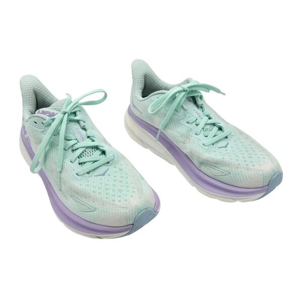 HOKA Clifton 9 Sunlit Ocean Lilac Mist Women’s - size 8 - Picture 1 of 8